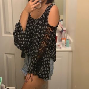 Abercrombie and Fitch bell sleeve flowy top